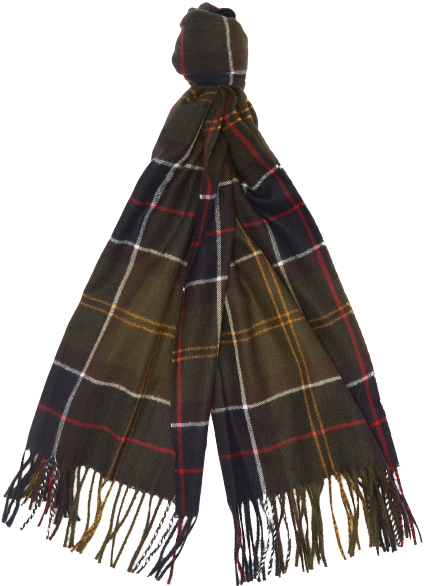 Barbour W's Stanway Tartan Wrap Classic Tartan