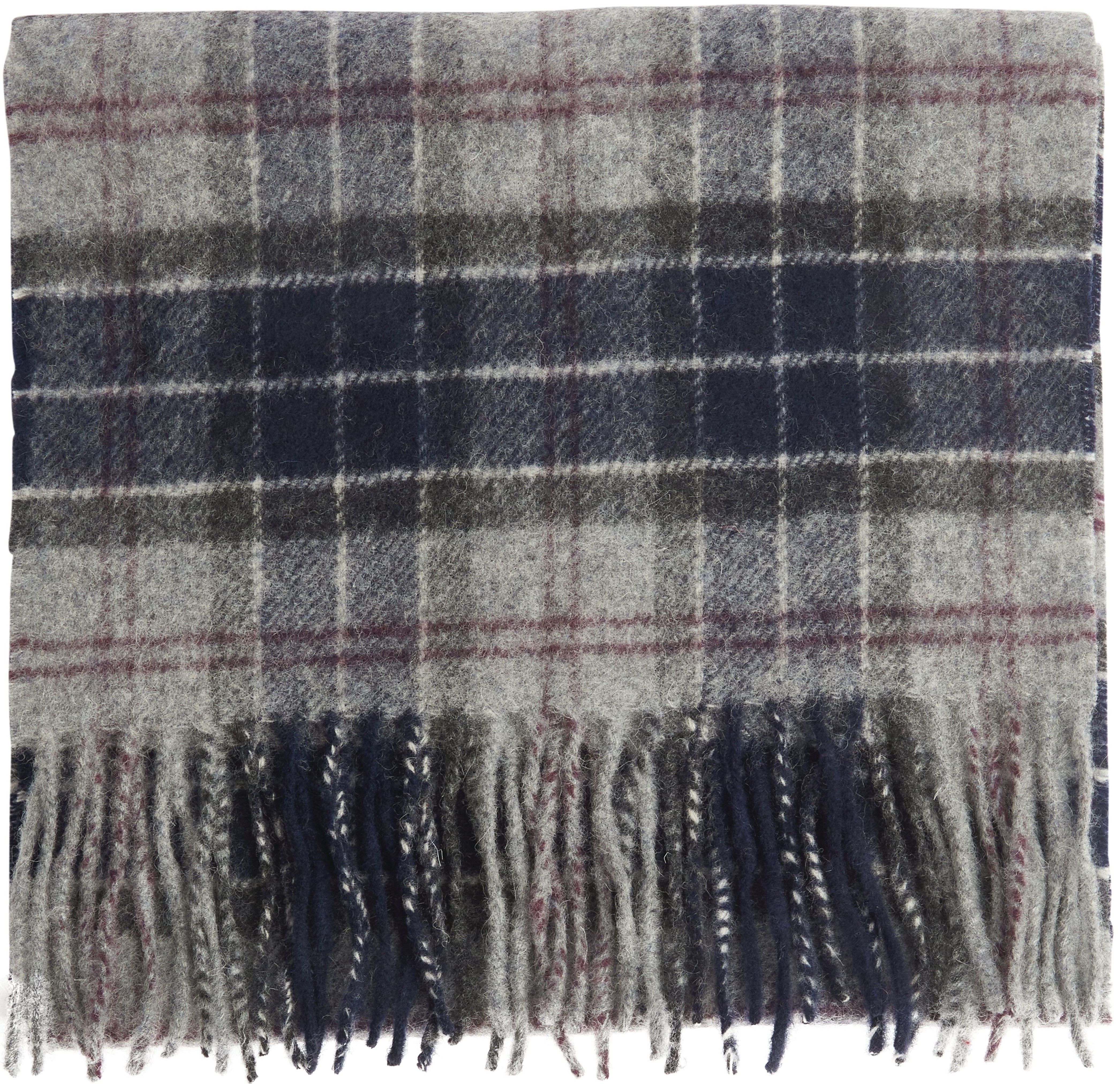 Barbour Tartan Lambswool Scarf Black/Tartan