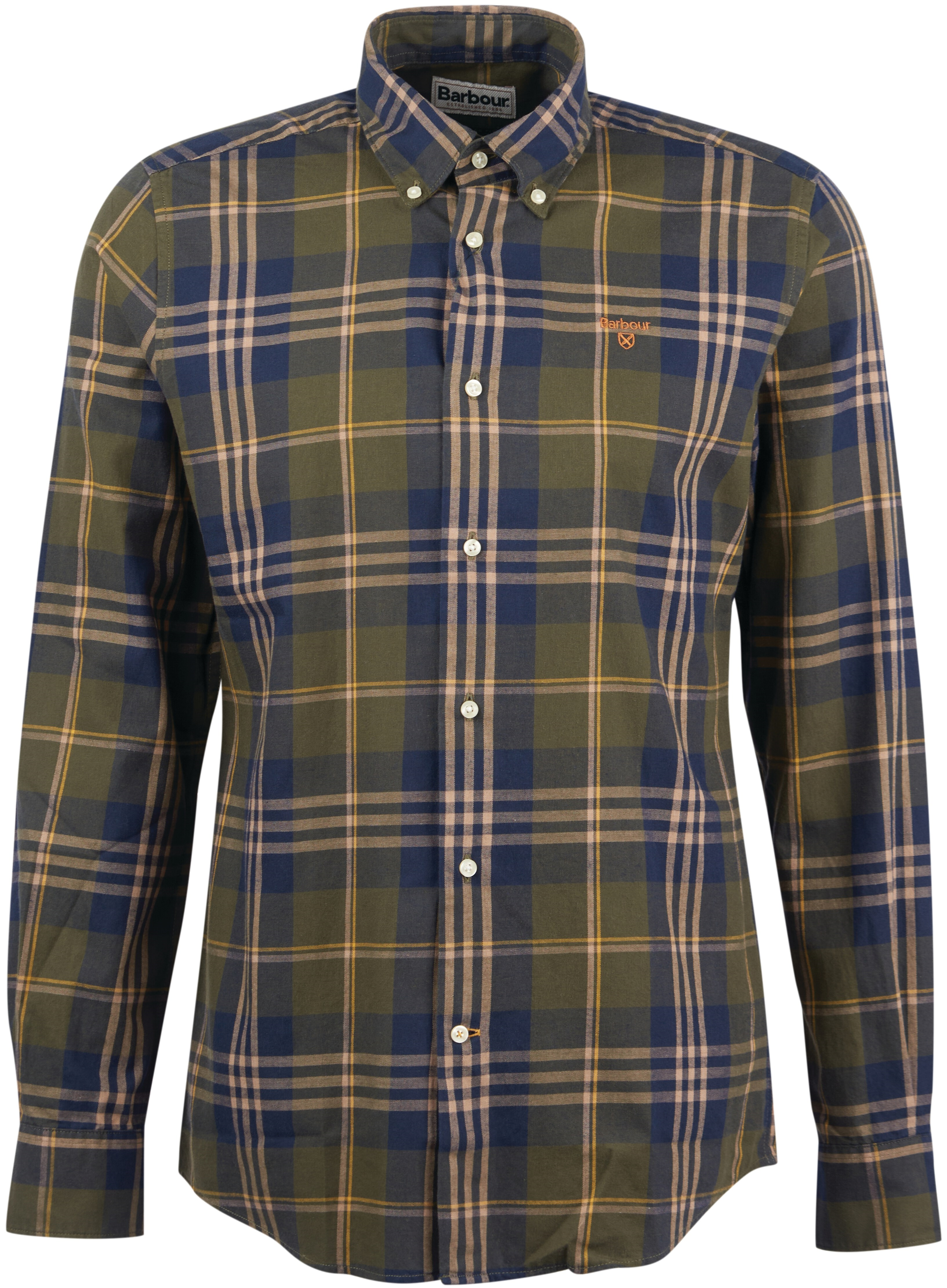Barbour M's Edgar Tailored Shirt Olive