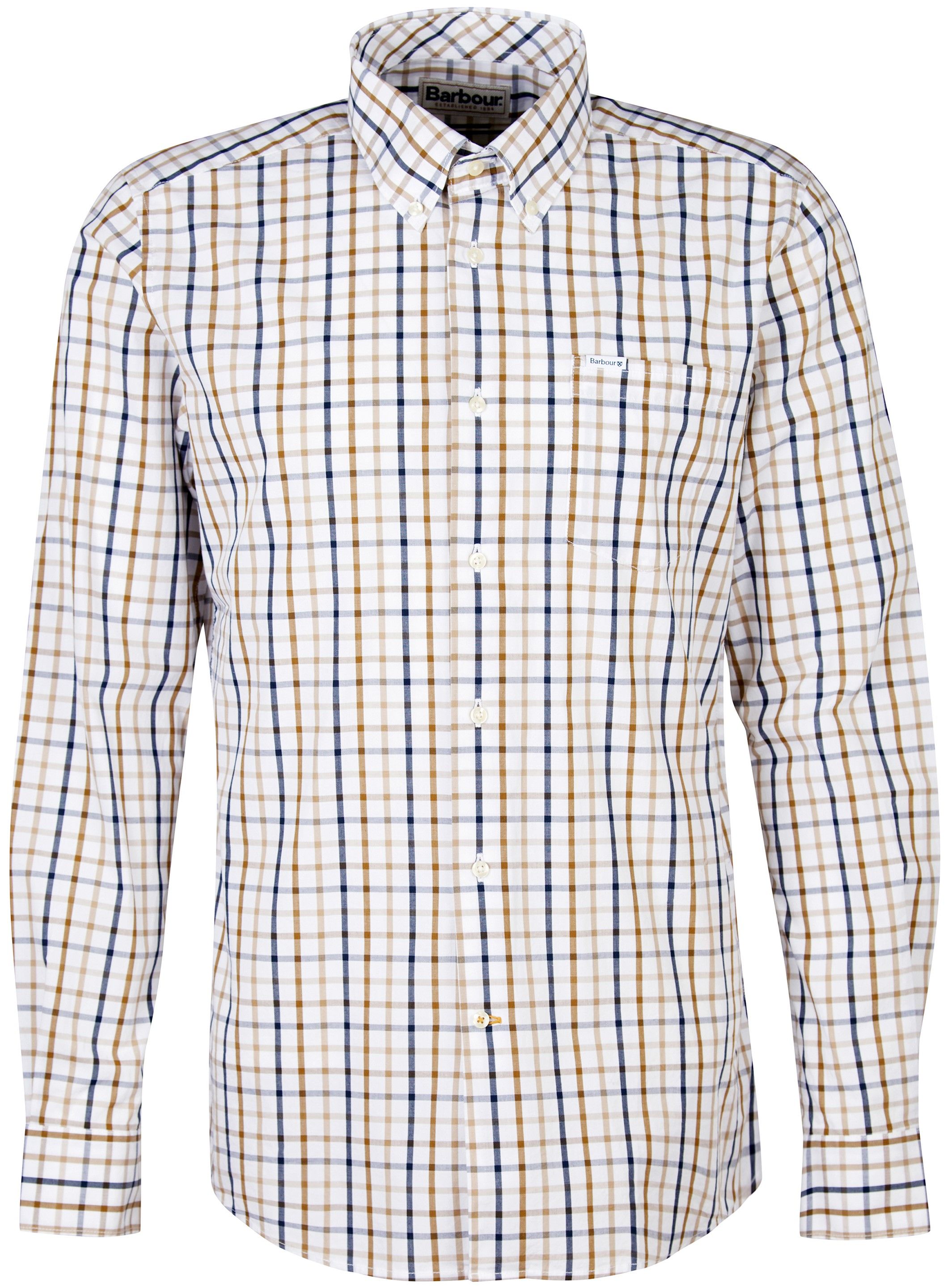 Barbour M's Eldon Tailored Shirt Stone