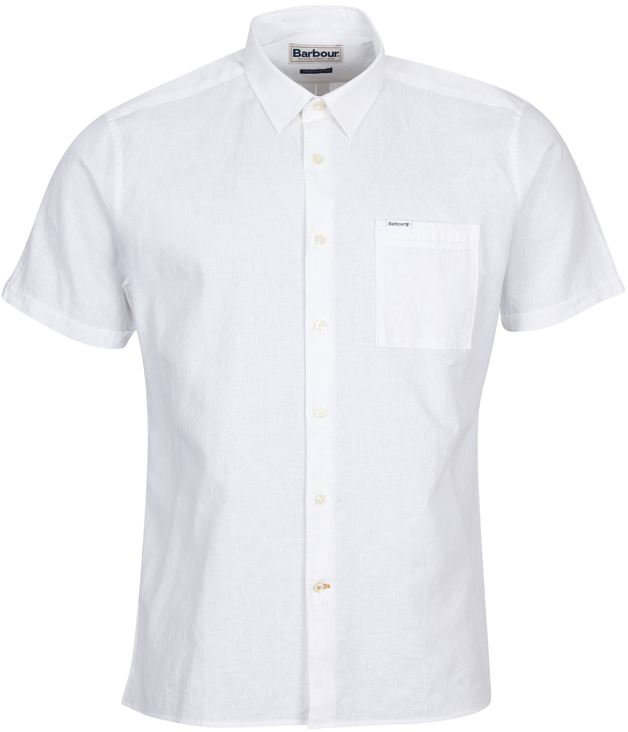 Barbour Nelson S/S Summer Shirt paita, White