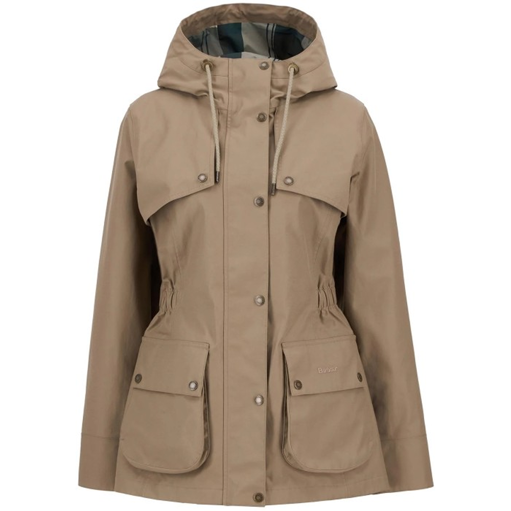 Barbour W's Maple Waterproof Jacket Military Brown