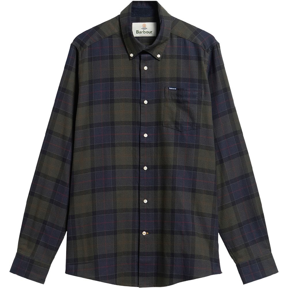 Barbour M's Fortrose Shirt Shadow Classic Tartan