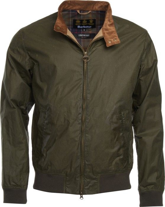 Barbour M's Lightweight Royston Waxed Jacket Archive Olive