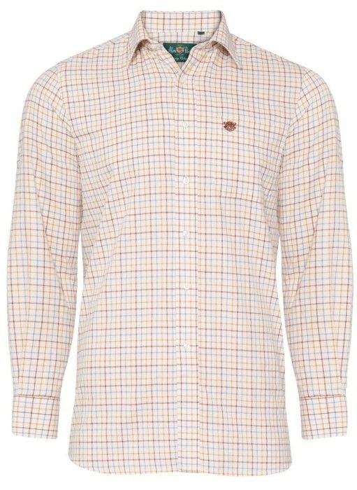 Alan Paine M's Ilkley Shirt Brown Check