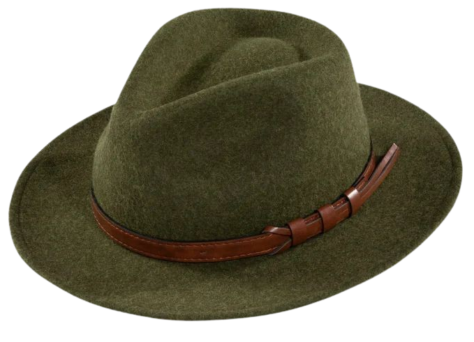 Alan Paine M's Richmond Felt Hat Olive