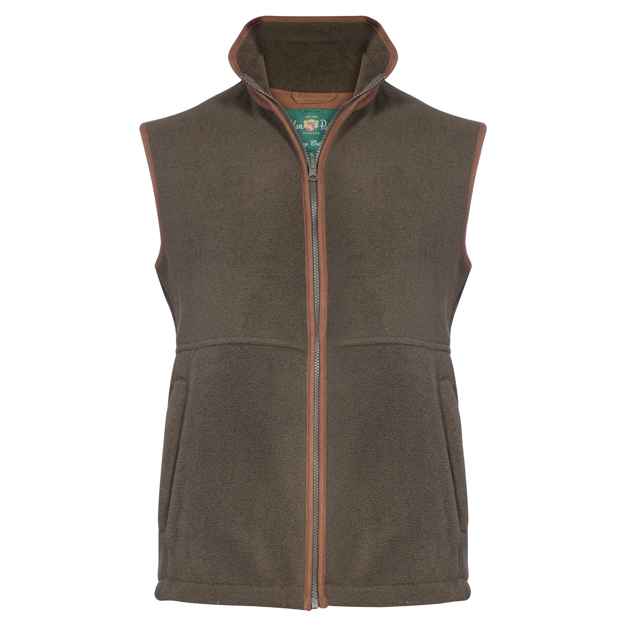 Alan Paine M's Aylsham Fleece Waistcoat Green