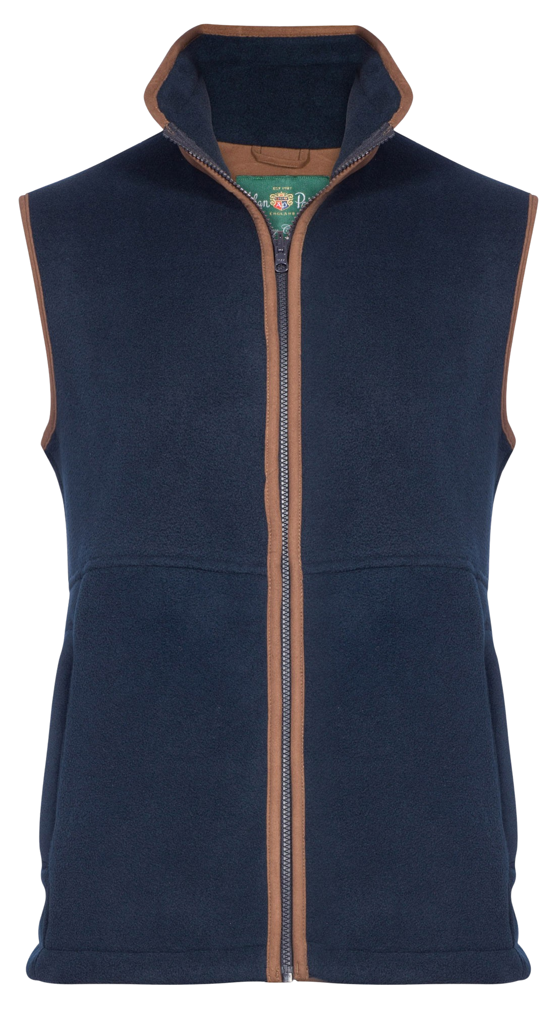 Alan Paine M's Aylsham Fleece Waistcoat Dark Navy