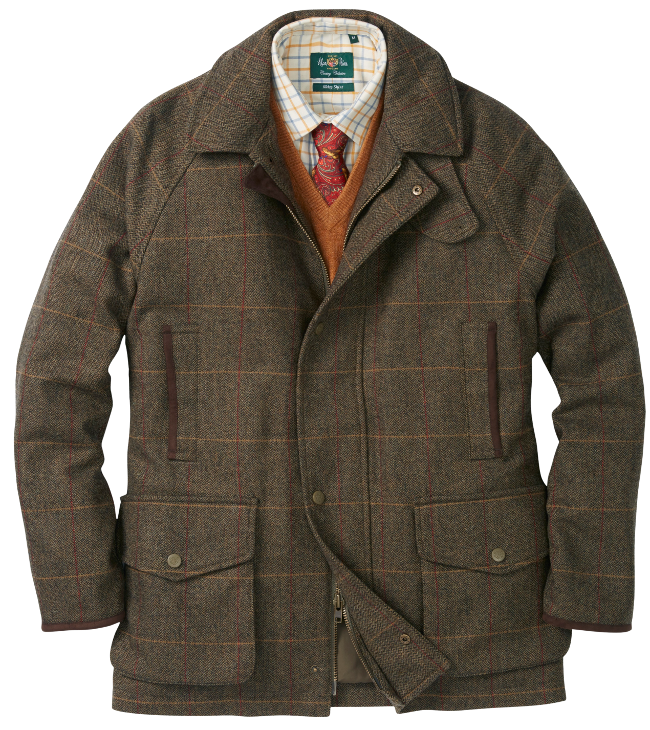 Alan Paine Combrook Waterproof Coat takki, Teak