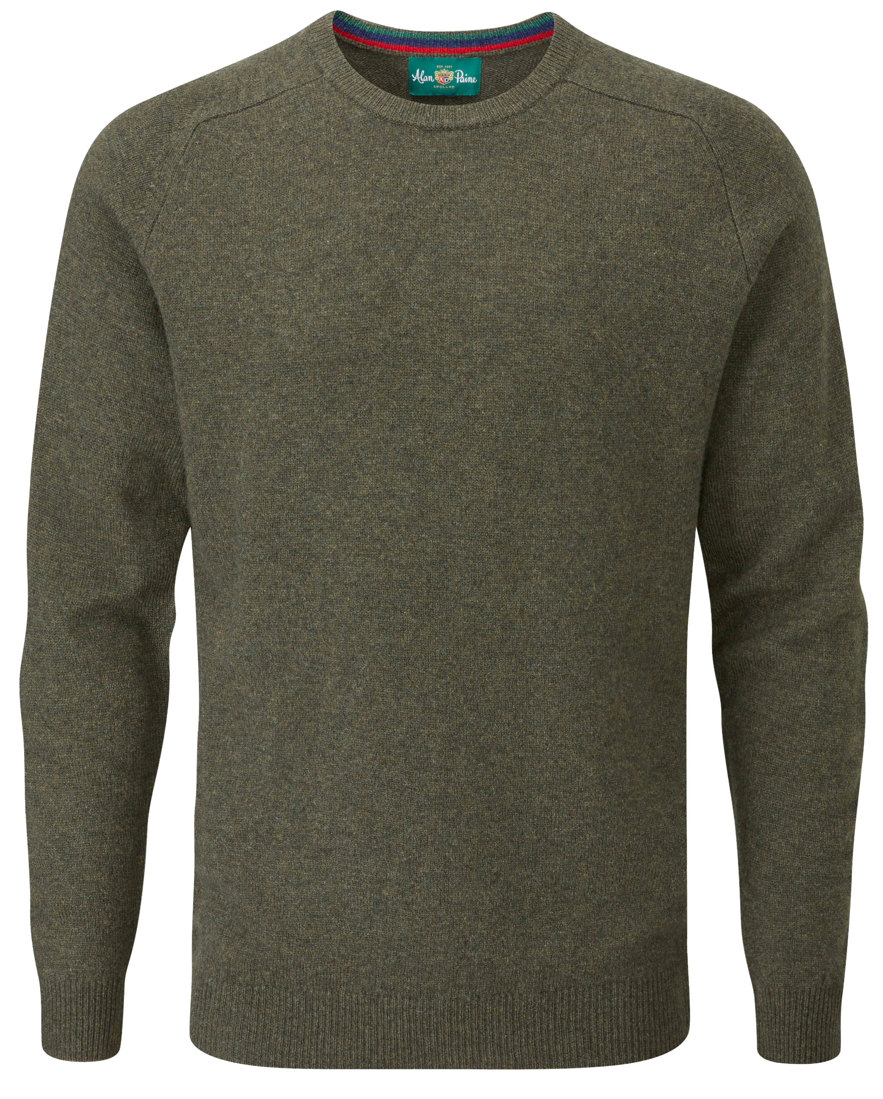Alan Paine M's Streetly Crew Neck Pullover Seaweed