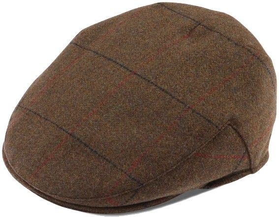 Alan Paine M's Combrook Waterproof Tweed Cap Acorn