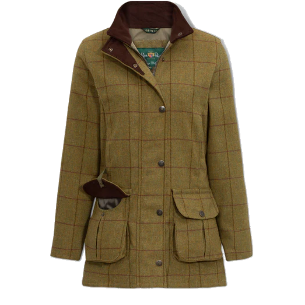 Alan Paine Rutland Ladies Waterproof Tweed Coat
