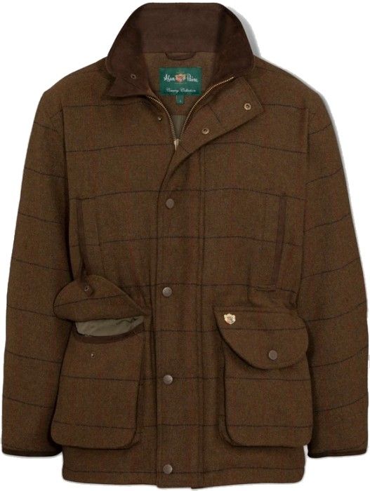 Alan Paine M's Combrook Waterproof Tweed Shooting Field Coat Acorn