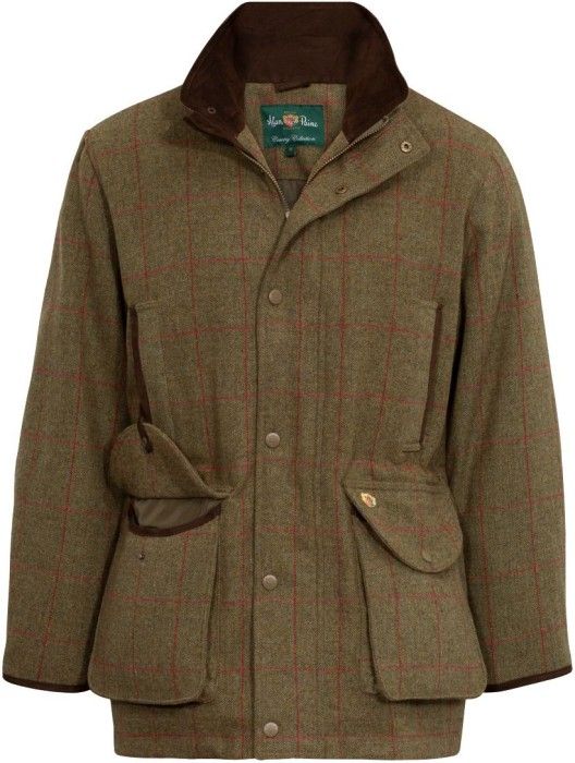 Alan Paine Combrook Waterproof Tweed Shooting Field Coat metsästystakki, Sage