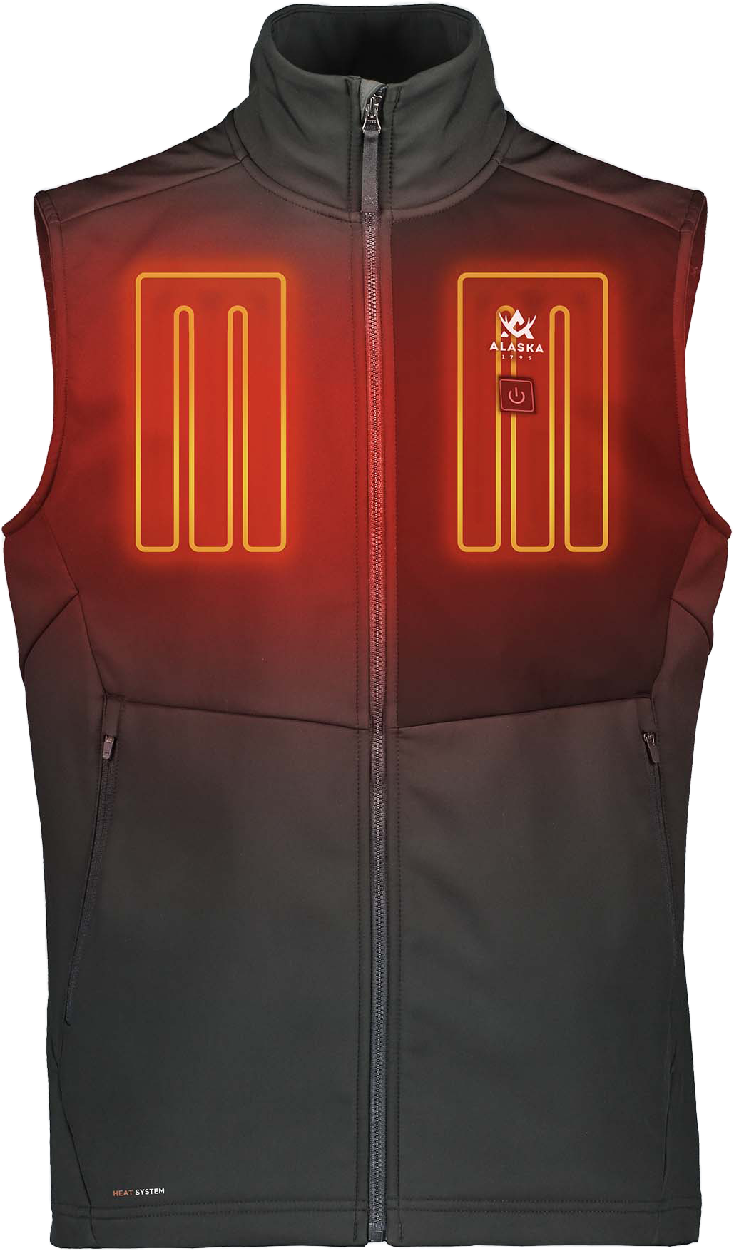Alaska 1795 M's Heat System Vest Green/Black
