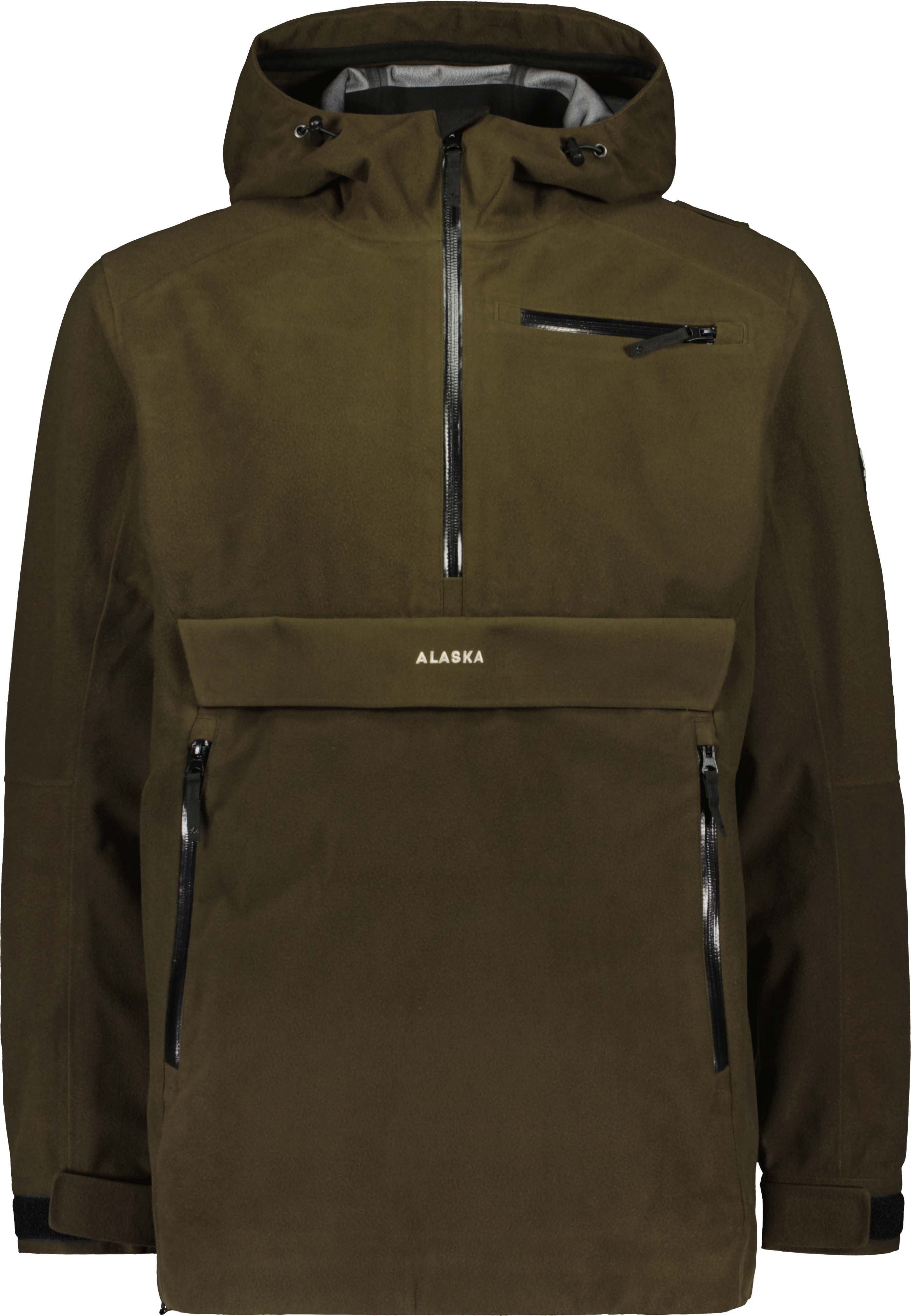 Alaska 1795 M's Performance Anorak Moss Brown