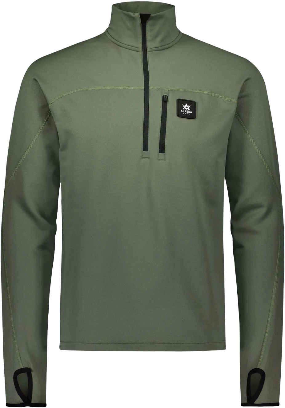 Alaska 1795 ThermoDry Half-Zip Top tekninen pusero, Olive