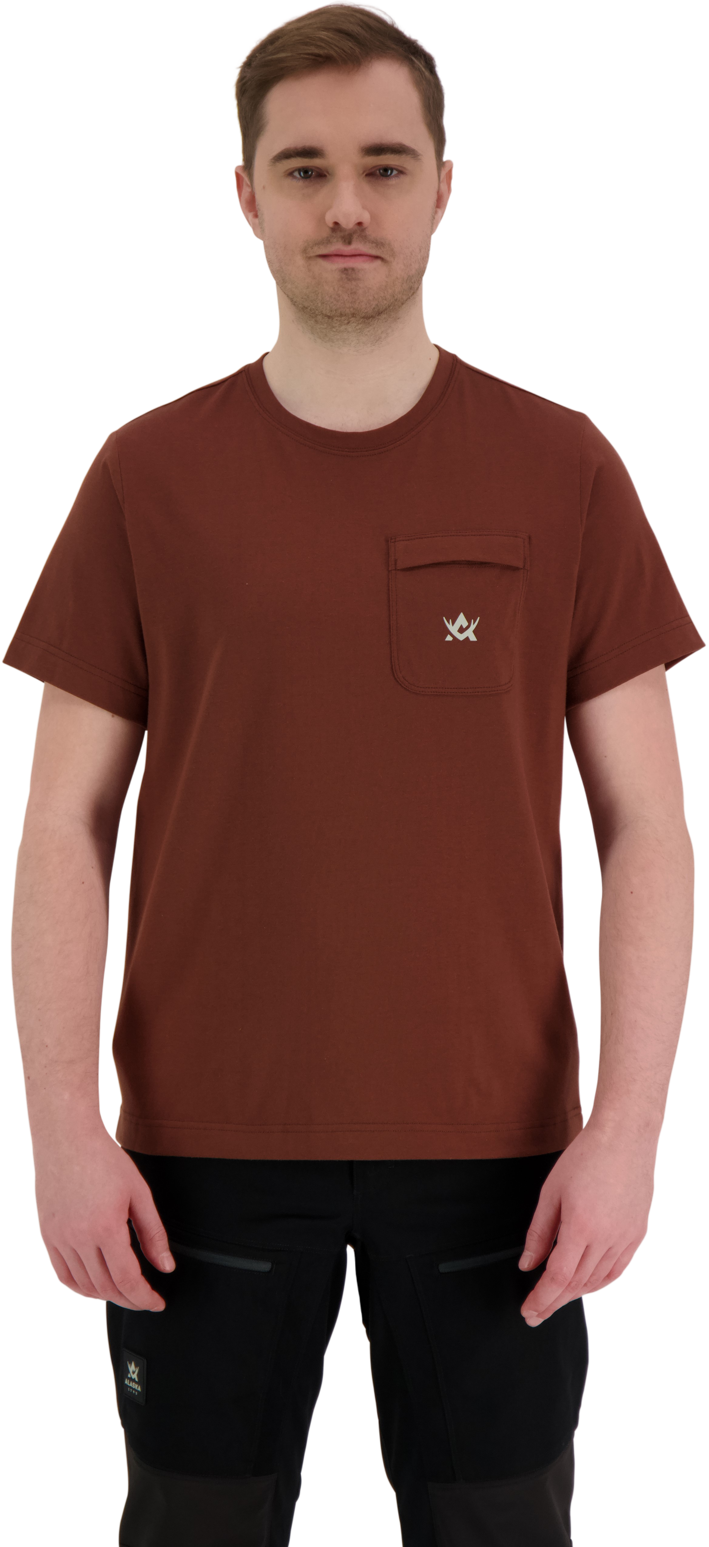 Alaska 1795 M's Freedom T-shirt with chest pocket Rusty