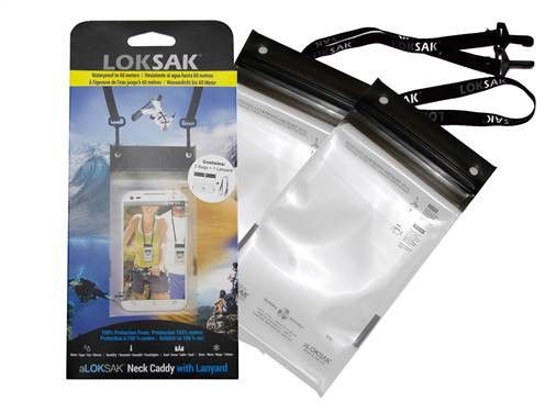 aLoksak Smartphone XL Vattentäta Fodral 2-pack inkl Lanyard
