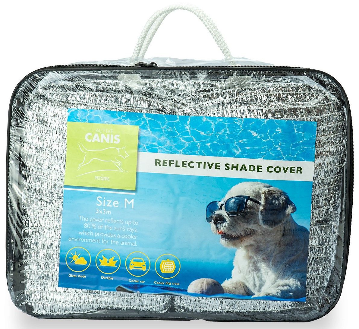 Active Canis Sølvduk 3x3 m