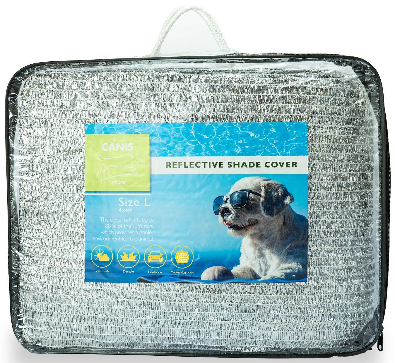 Active Canis Sølvduk 4x4 m