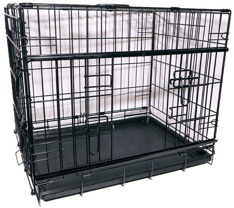 Active Canis Premium Dubbeldoor Cage 61x46x51 cm
