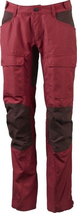 Lundhags Authentic II -naisten ulkoiluhousut ruskeanpunainen / ruskea