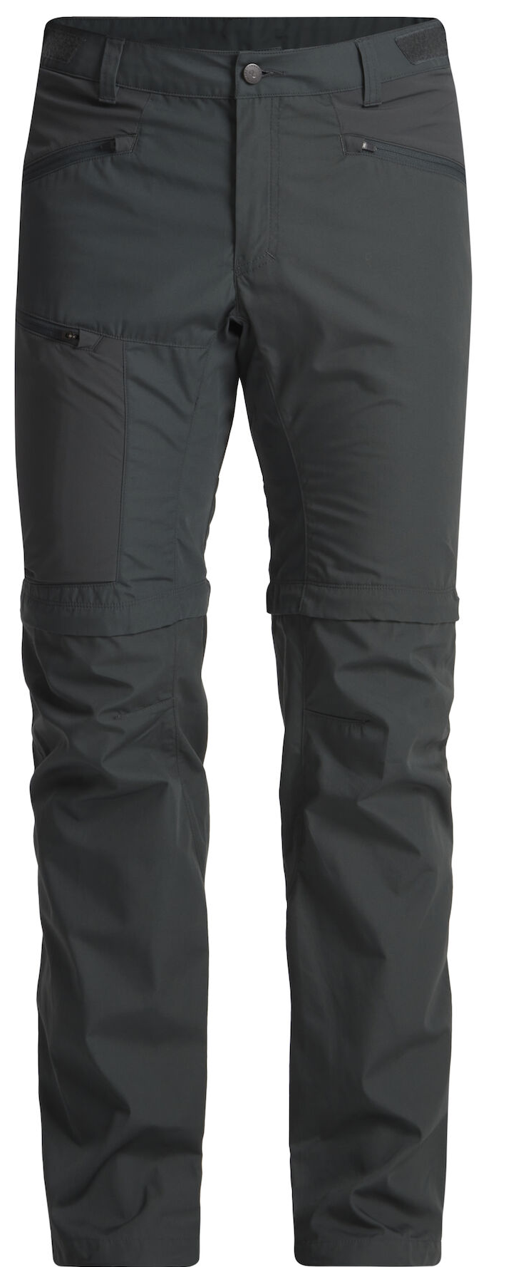 Lundhags Tived Zip-off Pant katkolahjehousut, mustavihreä