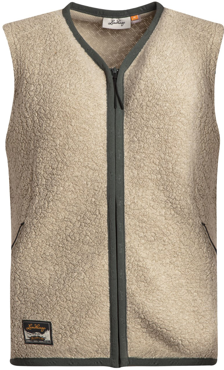 Lundhags Flok Wool Ws Pile Vest Sand