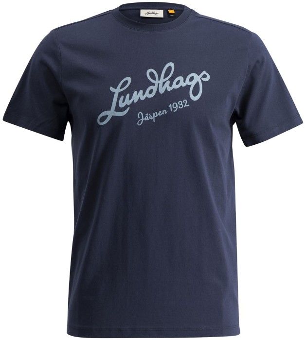 Lundhags Järpen Logo T-shirt Ms Deep Blue