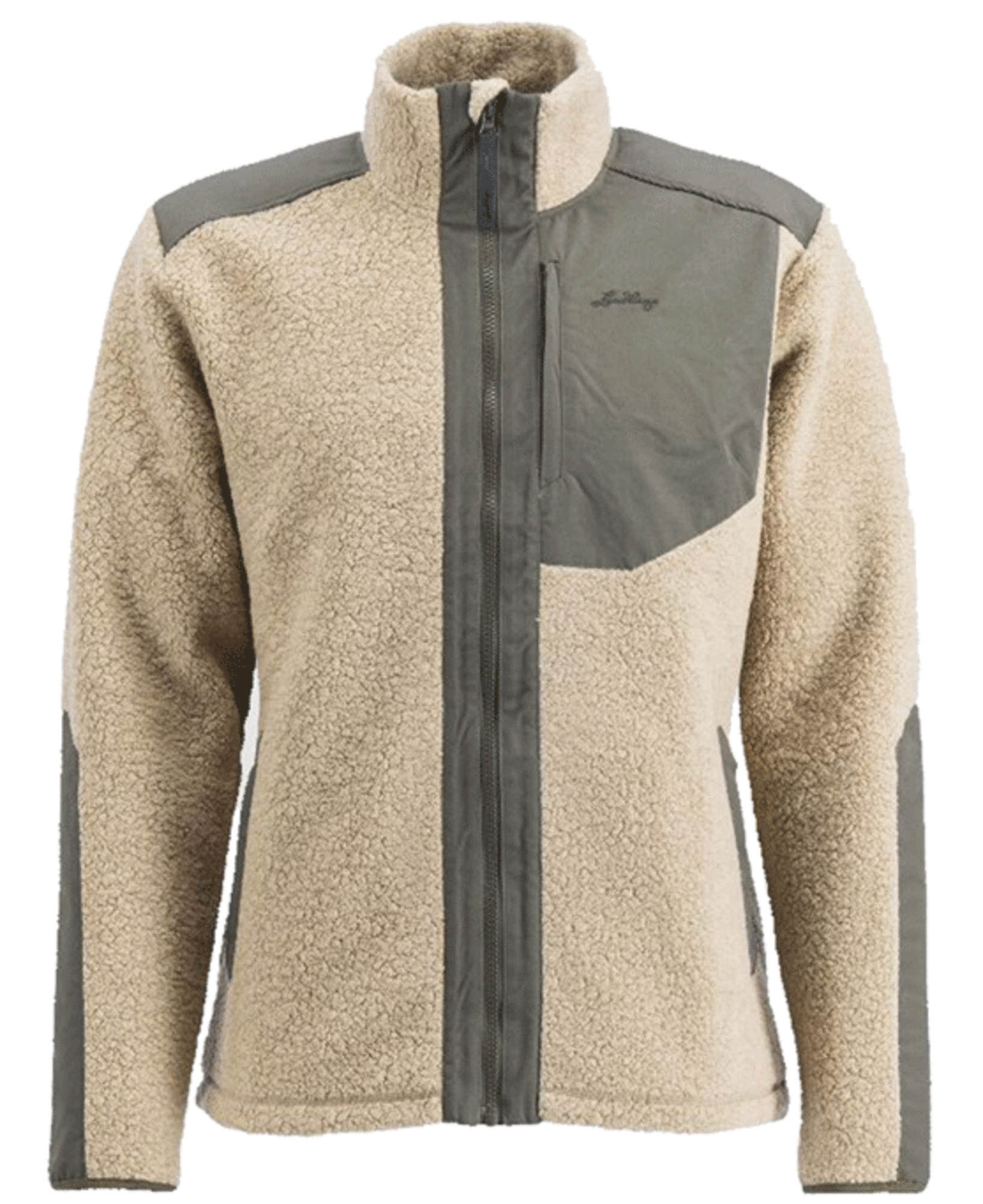 Men's Saruk Wool Pile Mid Full Zip Sand M, Sand