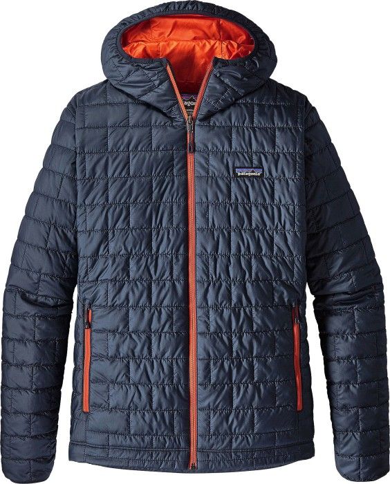 Patagonia M's Nano Puff Hoody Navy Blue W Paintbrush
