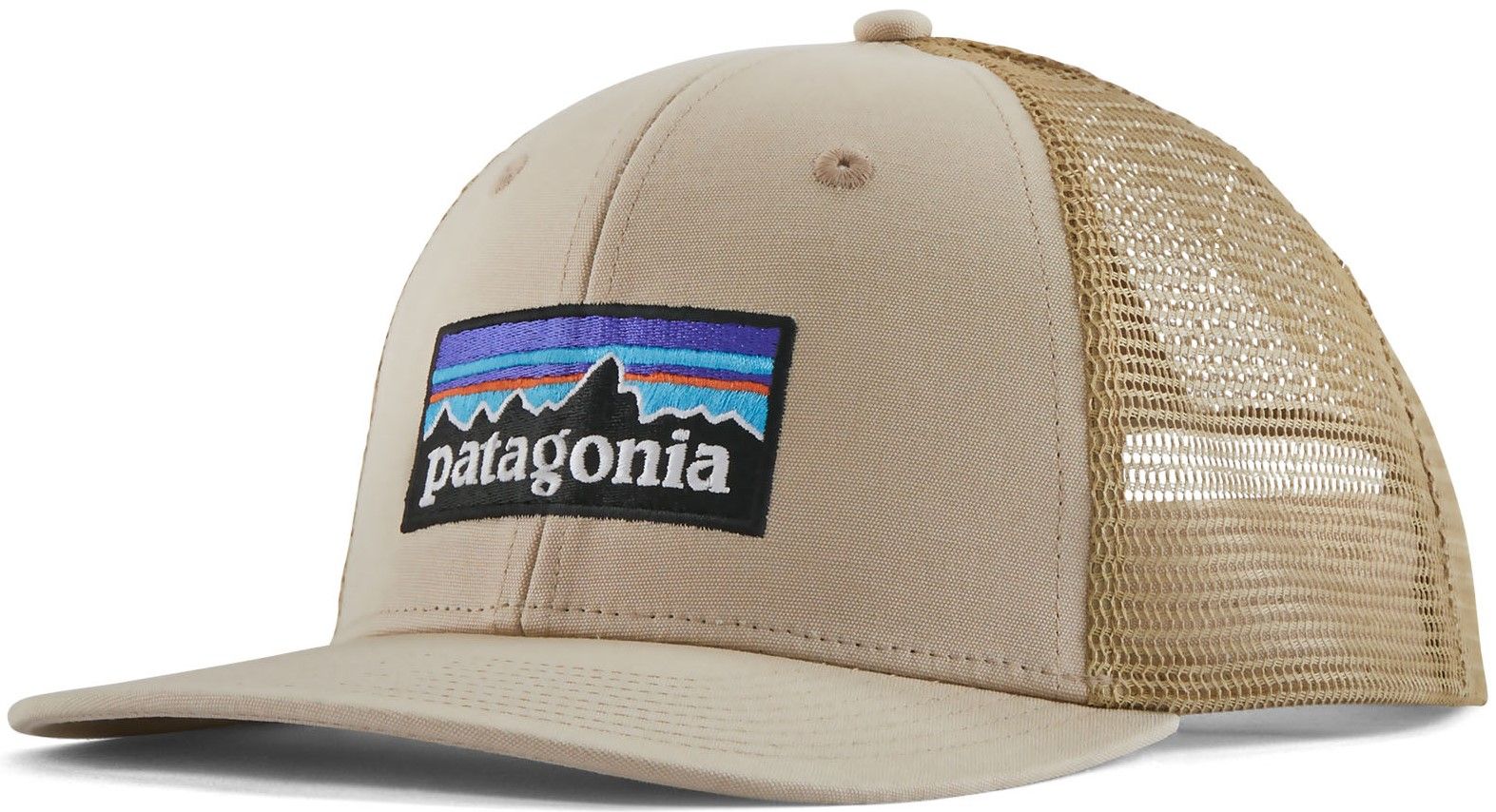 Patagonia P-6 Logo Trucker Hat Oar Tan w/ Classic Tan