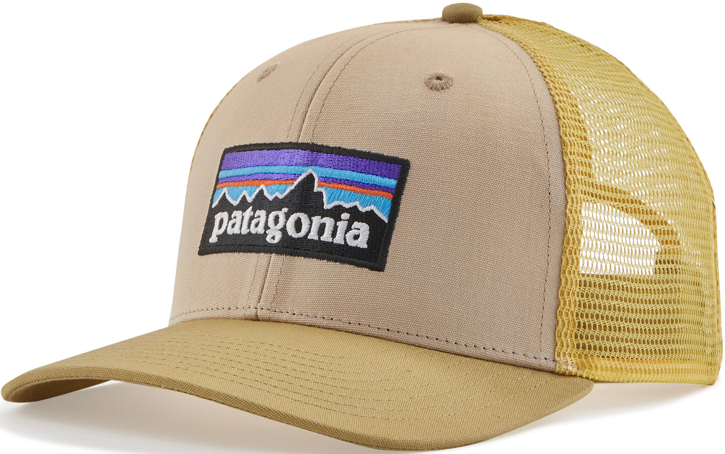Patagonia P-6 Logo Trucker Hat Oar Tan