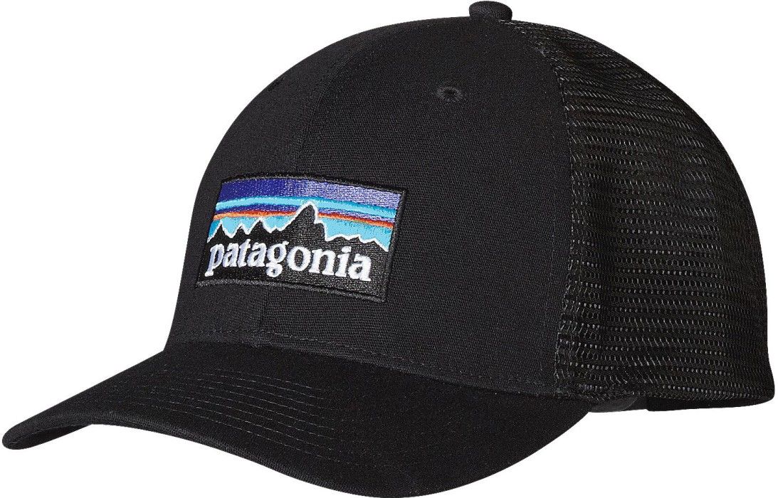 Patagonia P-6 Logo Trucker Hat Black (2021)