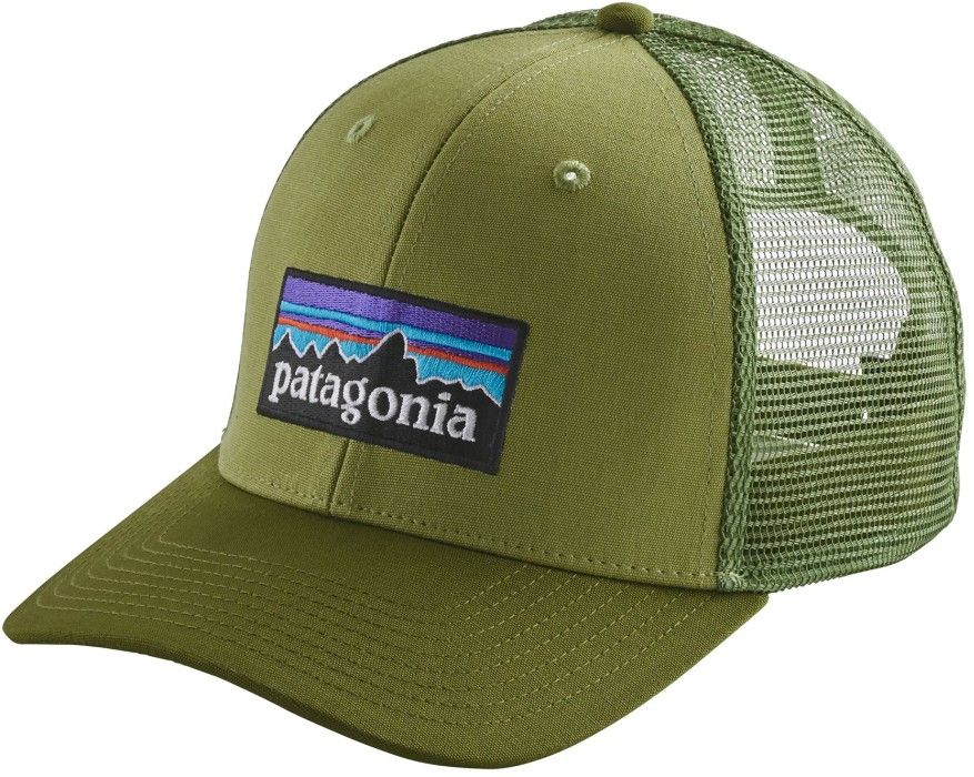 Patagonia P-6 Logo Trucker Hat Crag Green