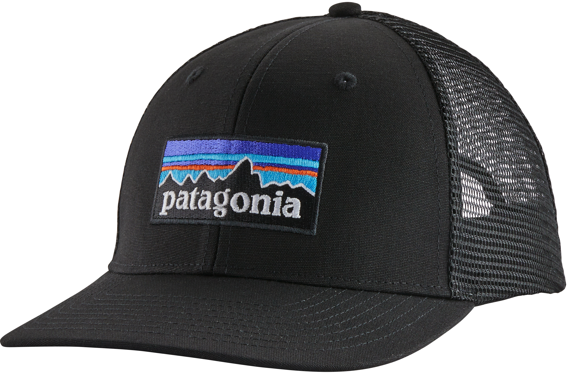 Patagonia P-6 Logo Trucker Hat Black