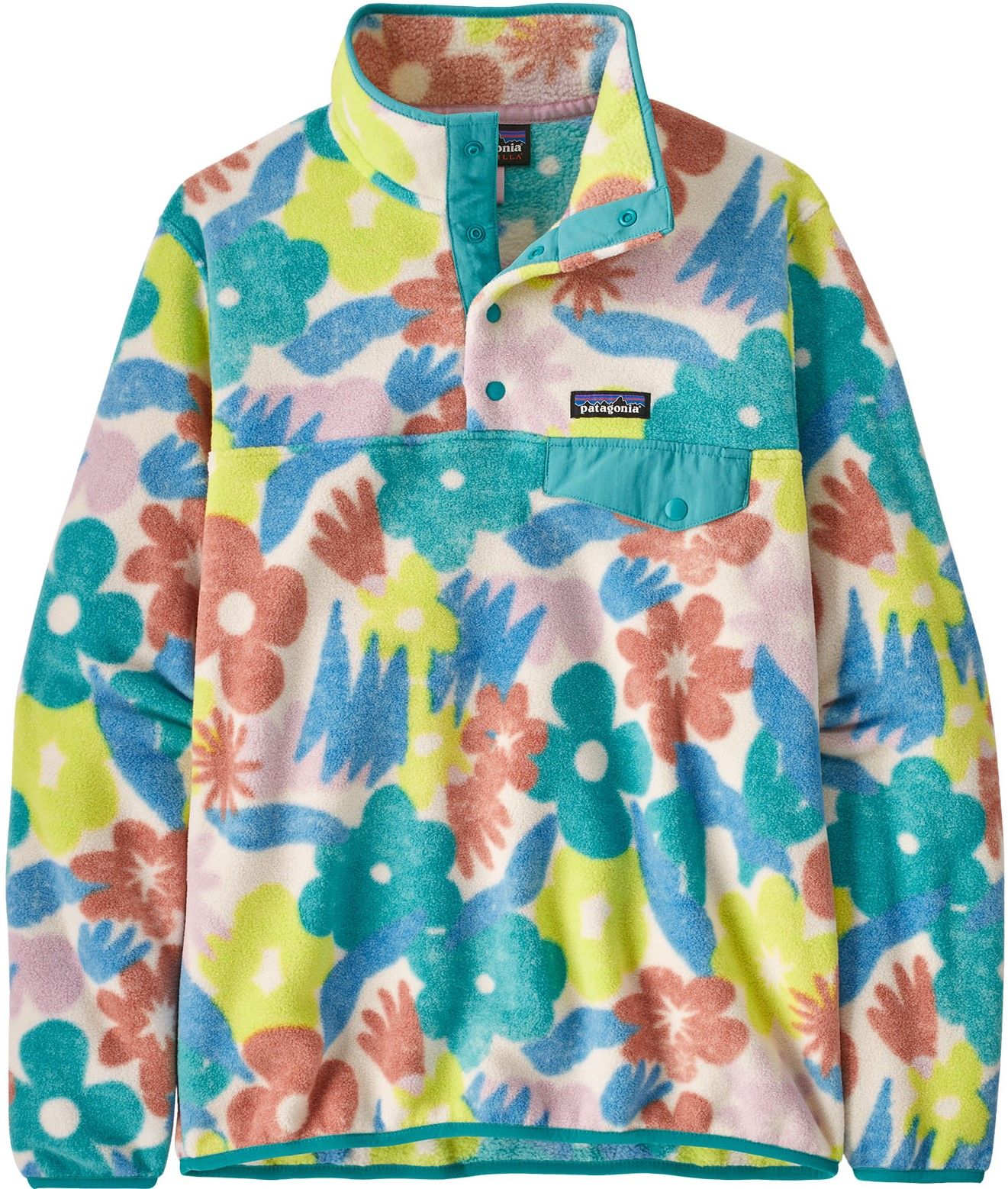 Patagonia W's LW Synch Snap-T P/O Channeling Spring: Natural