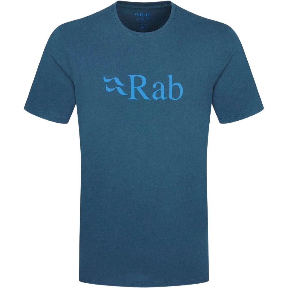Rab M's Stance Logo Tee Tempest Blue