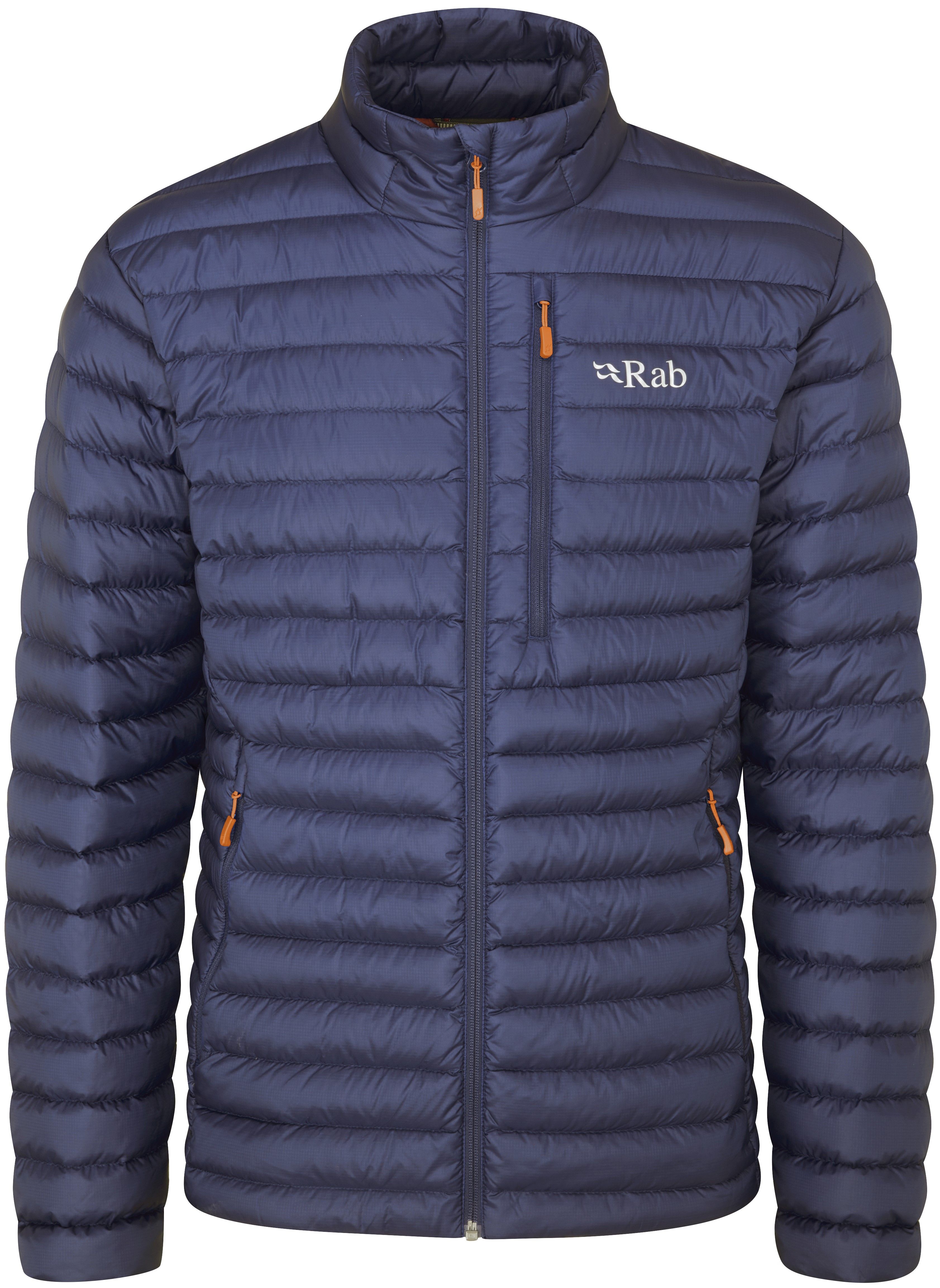 Rab M's Microlight Jacket Deep Ink/Marmalade