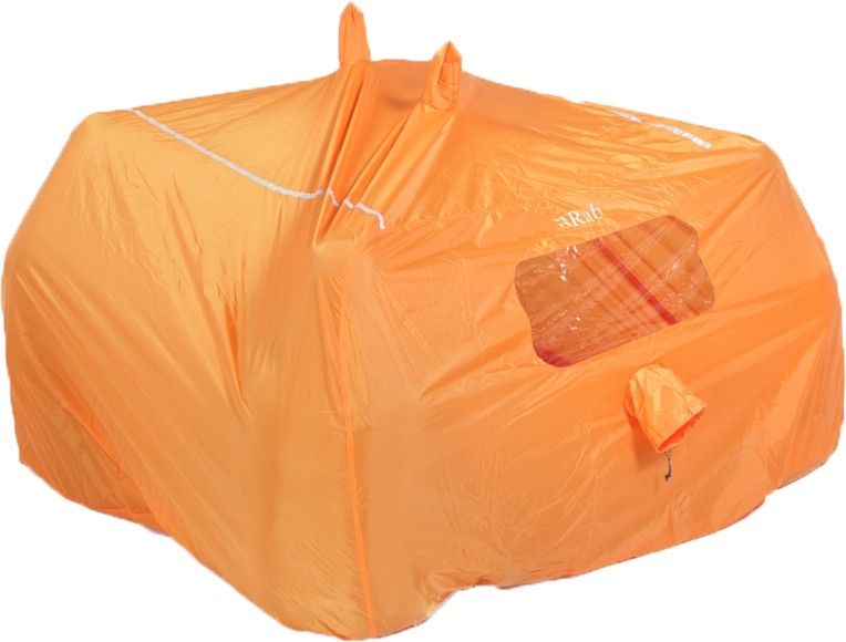 Rab Group Shelter hätäsuoja 4-6 henkilölle, oranssi