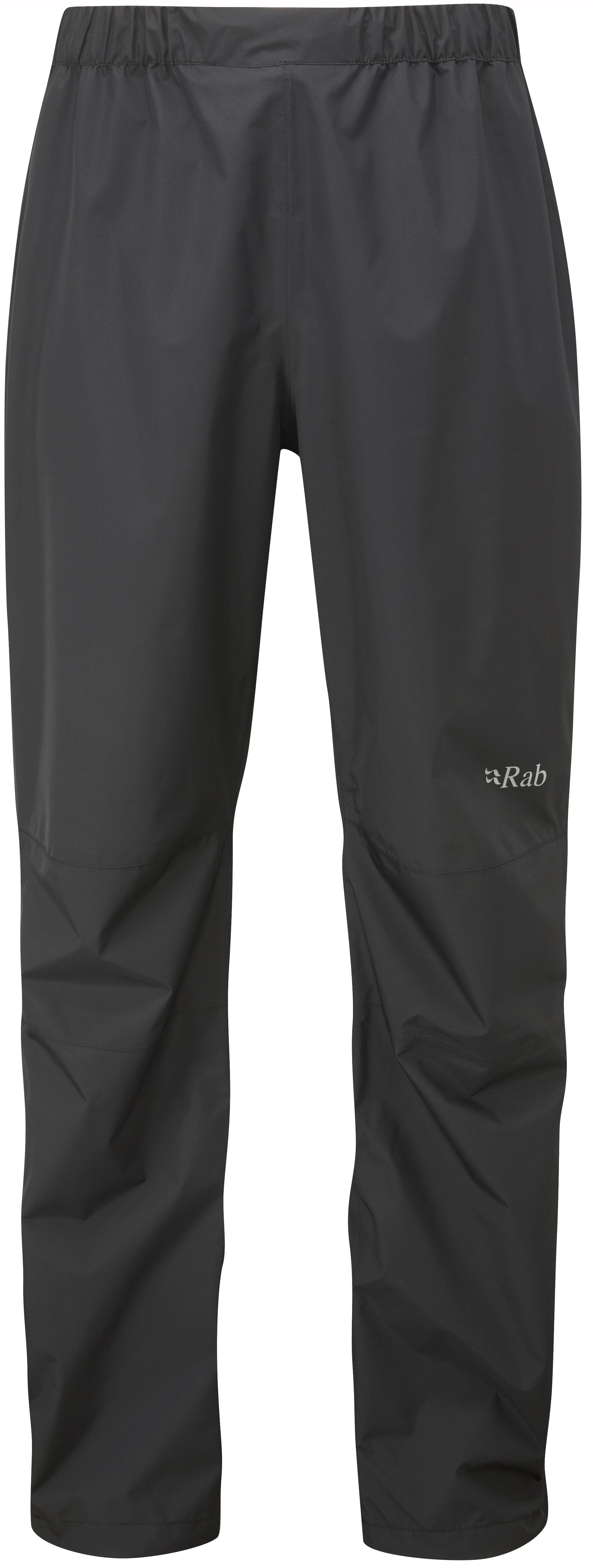 Rab M's Downpour Eco Pants Full Zip Black