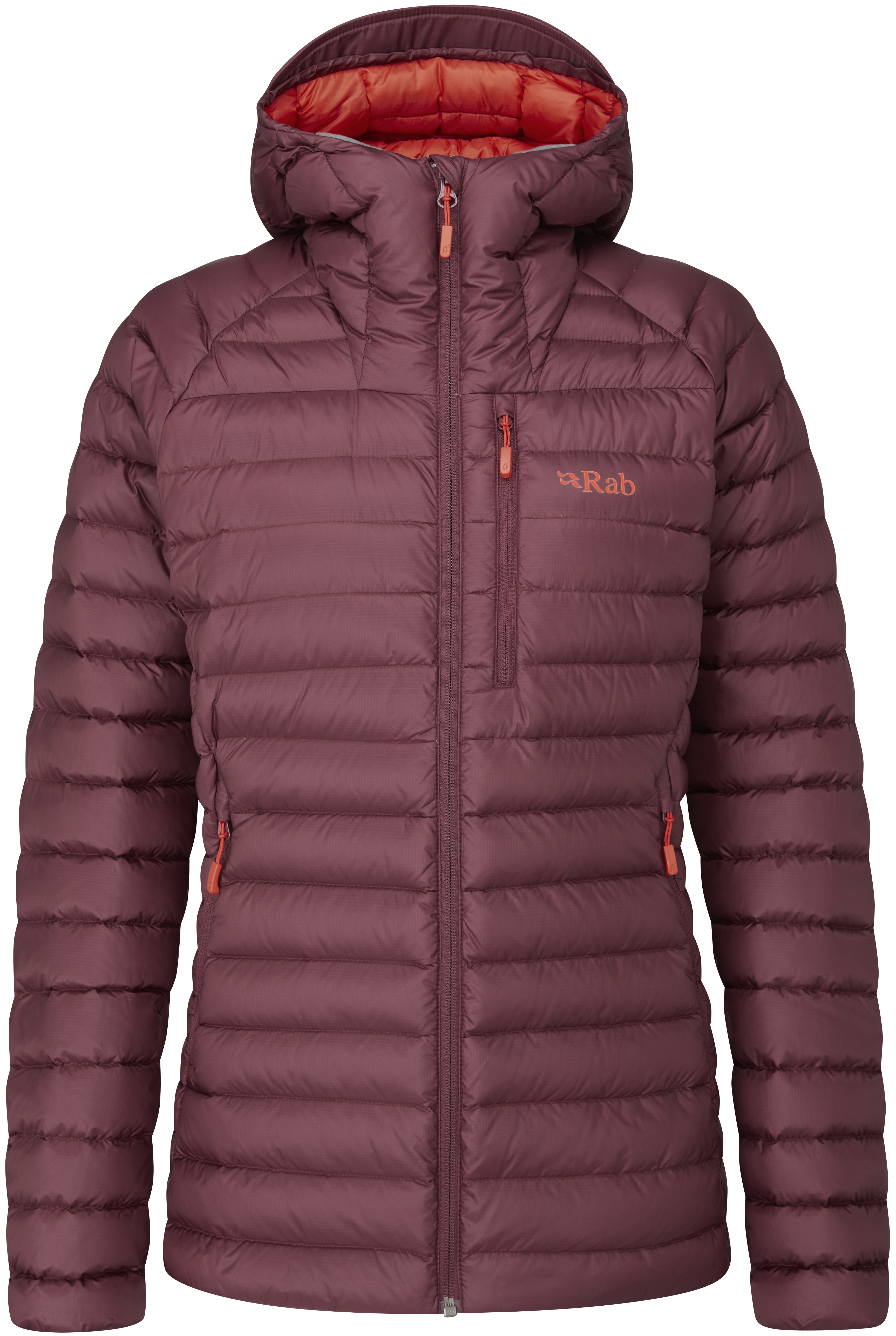 Rab W's Microlight Alpine Long Jacket Deep Heather