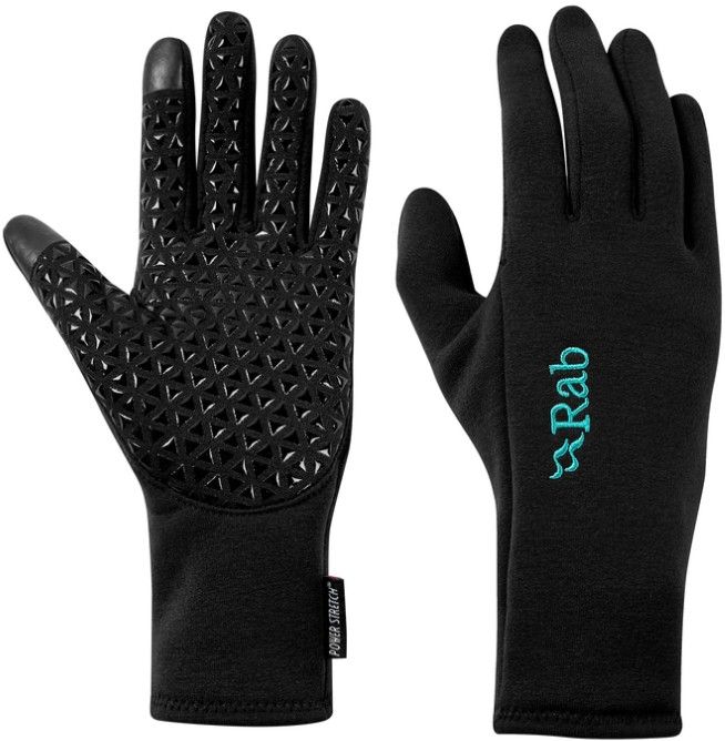 Rab W's Power Stretch Contact Grip Glove Black