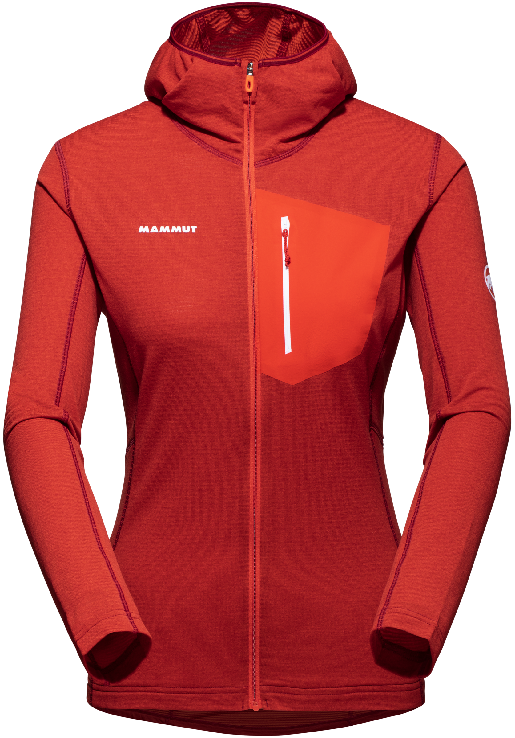 Mammut Aenergy Light ML Hooded Jacket Women Hot Red-Blood Red