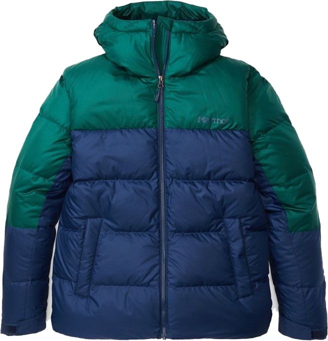 Marmot W's Guides Down Hoody Arctic Navy/Botanical Garden