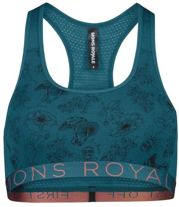 Mons Royale W"s Sierra Sports Bra Forest Alchemy'