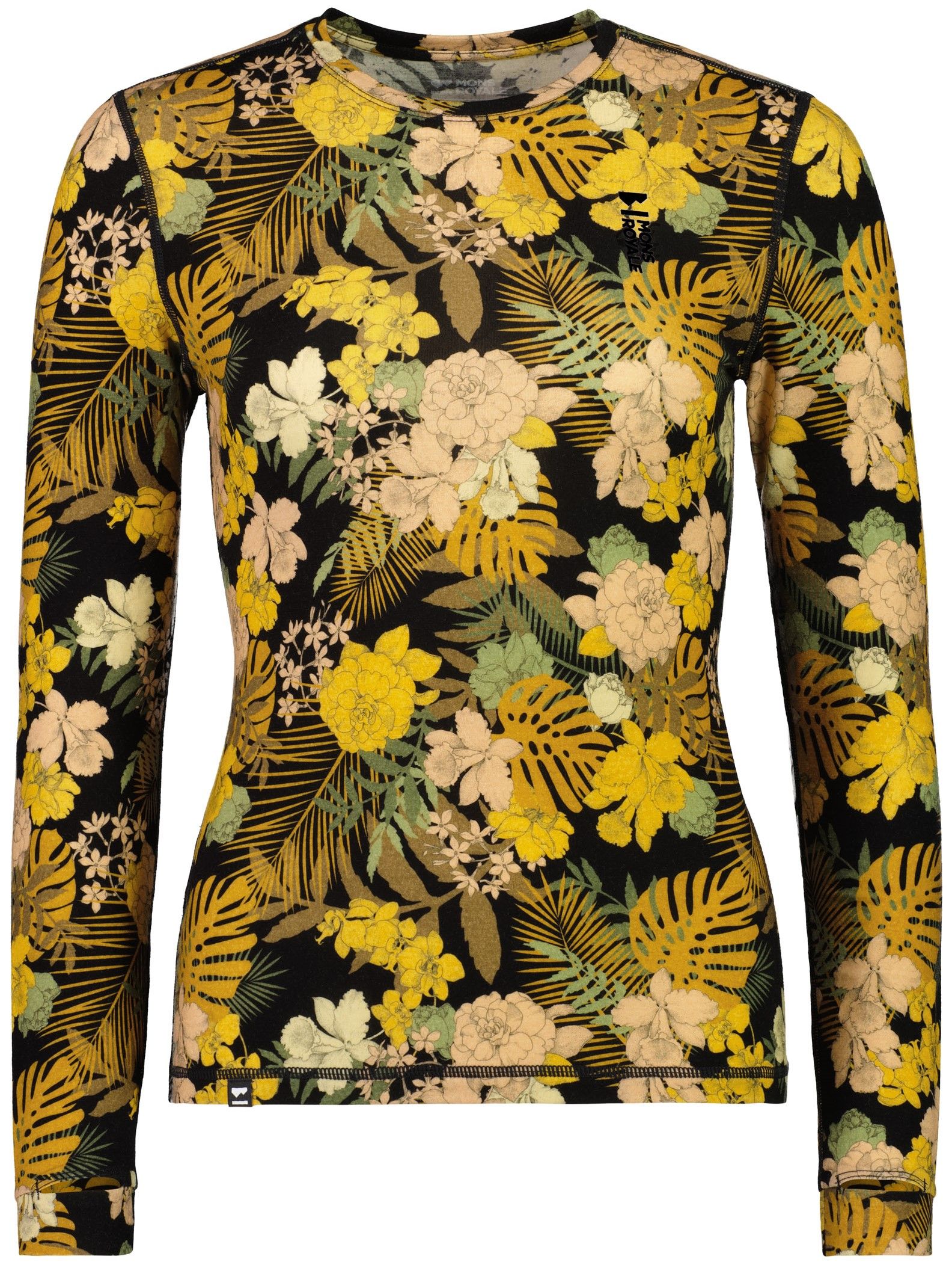 Mons Royale W's Cascade Merino Flex 200 LS Floral Camo