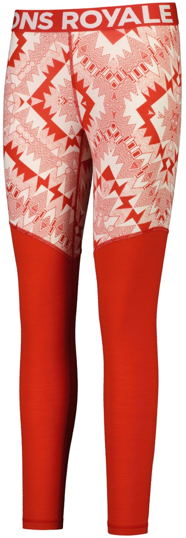 Mons Royale W's Cascade Merino Flex 200 Legging Nordtek Retro Red