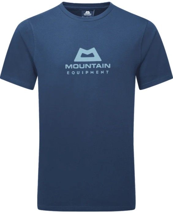 Mountain Equipment Emblem Men's Tee Denim Blue